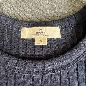 Ripcurl navy blue ribbed dress- NWT